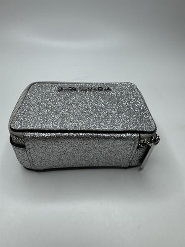 Michael Kors Travel Pill Container Silver Glitter Sparkle - 第 5/9 張圖片