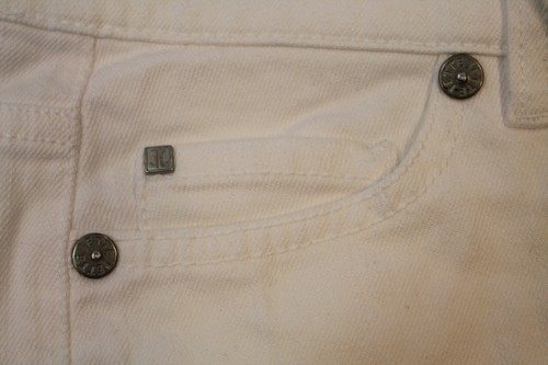 Pantalones cortos vaqueros de mujer Jette Joop BERMUDA blancos nuevos talla 26 - Imagen 2 de 6