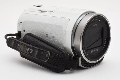 SONY HDR-CX535 Digital HD Video Camera Recorder HandyCam White 32GB Memory Used - Picture 4 of 10