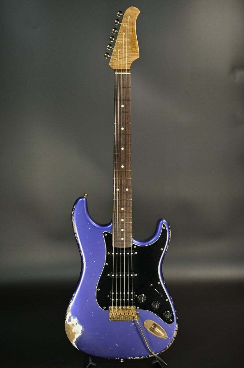 Xotic XSC-2 Purple Metallic Heavy Aged Alder RM-IR Gold 2023
