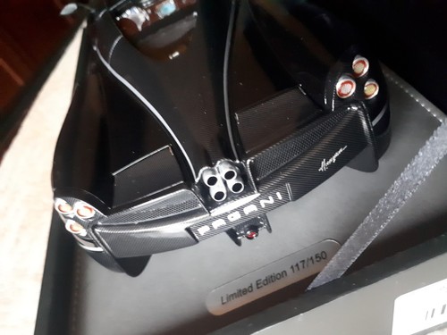 Pagani Huayra Black Mica 1a Edition Bbr 1/18 Limited edition 150 Pcs - Foto 18 di 23
