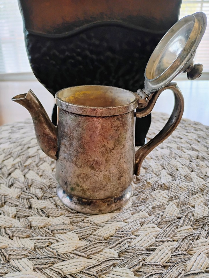 Antique WearBrite Nickel Silver & CO Teapots eBay