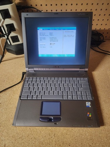 Sony VAIO PCG-R505ECP PCG-641R Intel PIII Mobile 1.2GHz 512MB RAM No HDD/OS/Batt