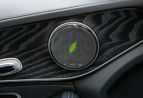 Black Steel Inner Door Horn Frame Cover Trim 4PCS Fit For Benz C-Class 2015-2021 - Picture 2 of 13