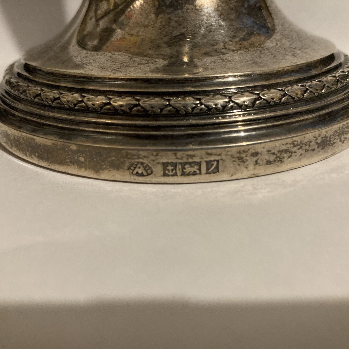 Antique English Birmingham Adie Brothers Sterling Silver Single