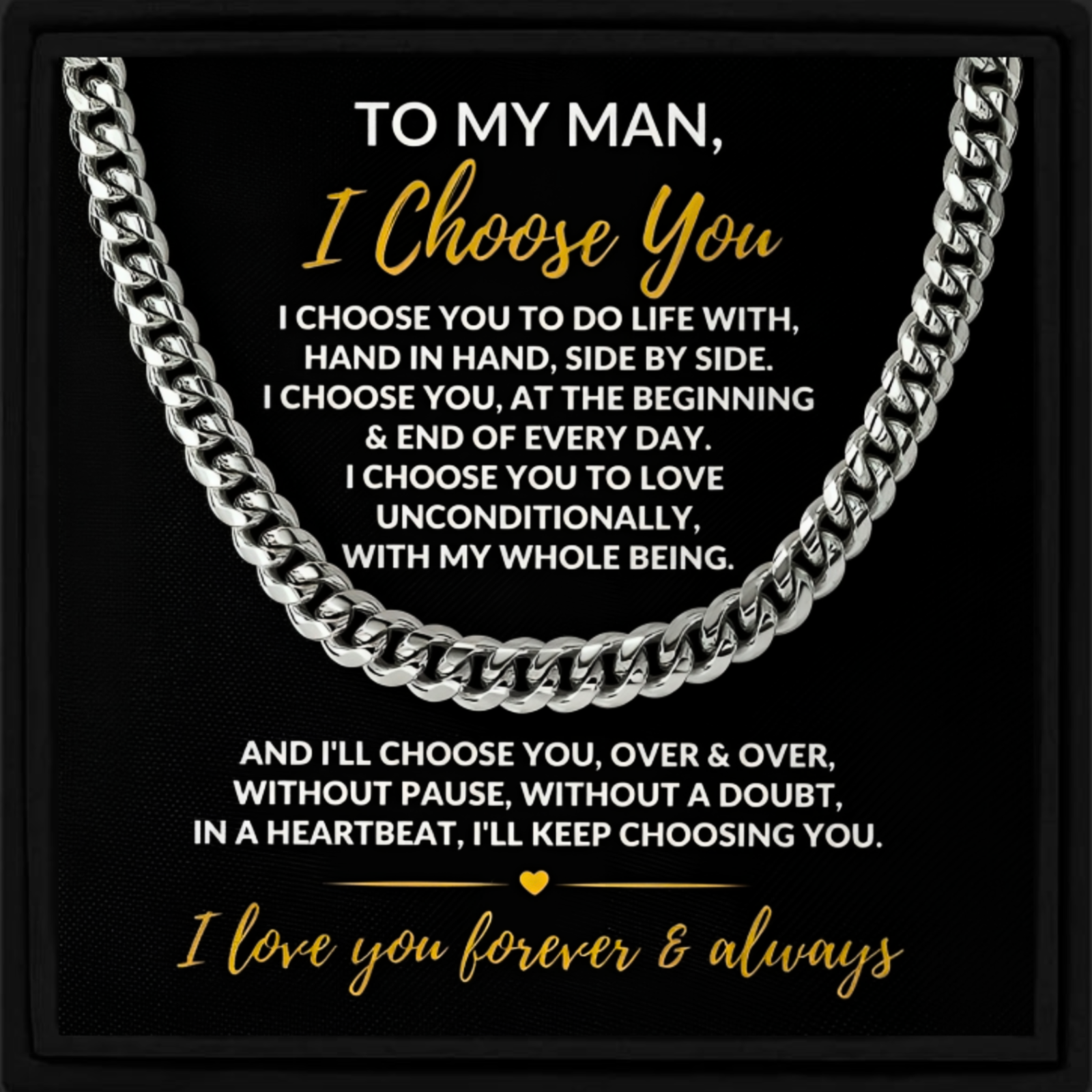 Gift for Man Gift for Him Necklace Gift for Husband Boyfriend Birthday Gift - Image 4