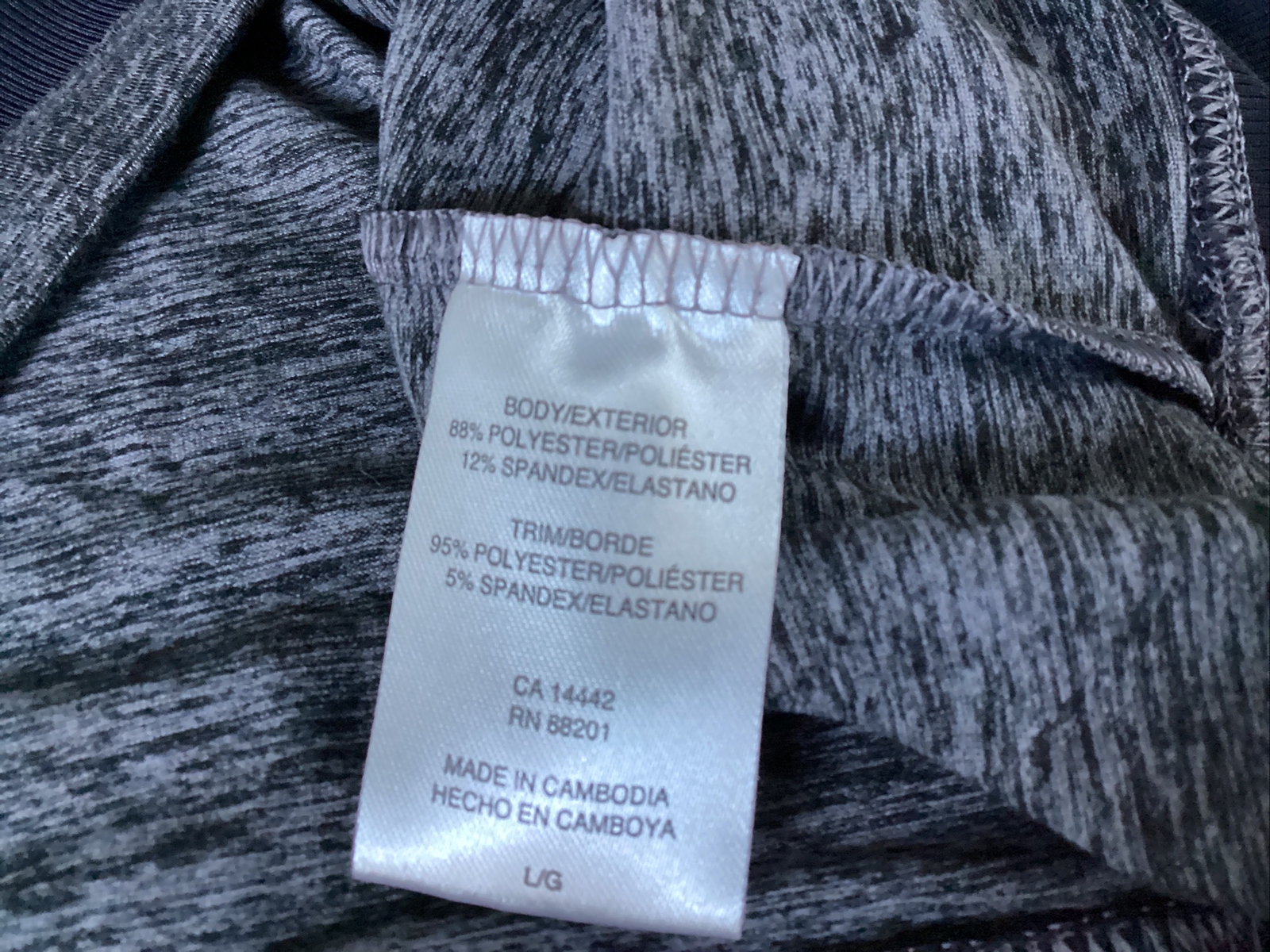 Mondetta Performance Size Large Dark Gray Hoodie … - image 16