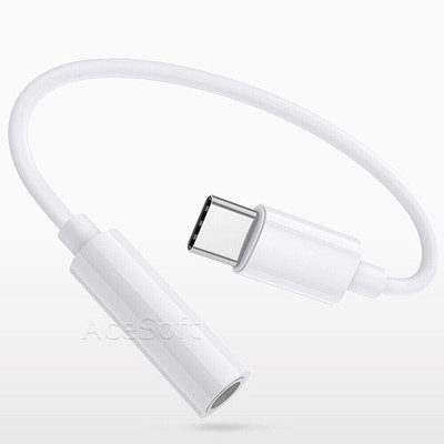 For Samsung Galaxy Z Fold 3 5G SM-F926U Type C to 3.5mm Adapter Audio Cable Wire