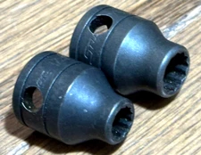 🇺🇸 Snap On Tools 1/4" & 5/16" SAE 3/8" Drive Shallow Socket Set 12 Point lot