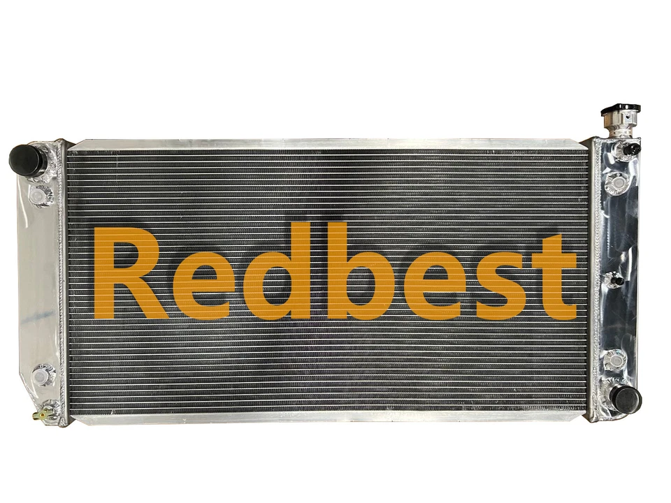 Radiador 3 filas 34" para Chevy GMC 1988-1993 C/K 1500 2500 3500 6,2 L V8 diésel #391 Foto 3 de 4