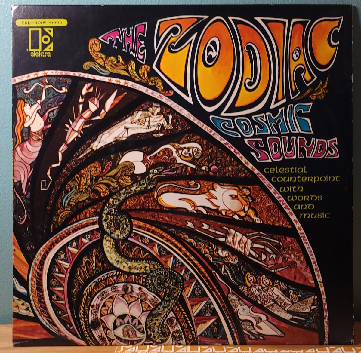 Zodiac Cosmic Sounds Psych Lp Original Inner Sleeve Mono 1967