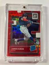 2022 Donruss Optic Jarren Duran Red Pandora 22/99 Rated Rookie #40