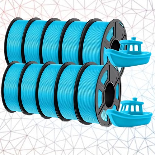 JAYO Nieuwe 3D filament PETG HEMELS BLAUW nieuwe rol a 1,1 kilo. - Afbeelding 2 van 2