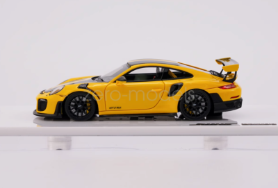 SUHE 1:64 Yellow 911 GT2 RS Racing Sports Model Diecast