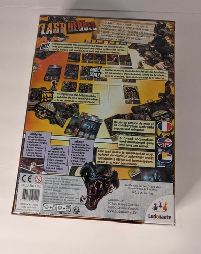NUEVO Ludonaute Juego de Cartas Last Heroes Caja ludonaute Aventura Juego de Mesa - Imagen 2 de 2