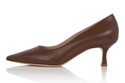 KAHMUNE BECKY PUMP IN ESPRESSO SIZE  10 NWOB