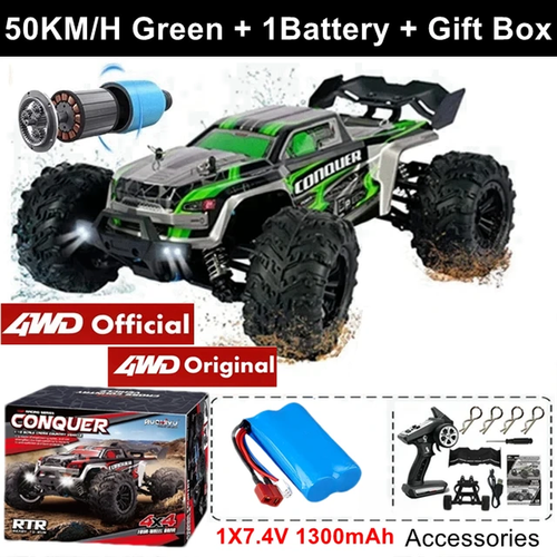 High Speed 4WD RC Truck Brushless Off Road Car 80KM/H Waterproof Remote Control - Picture 15 of 31