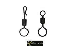 Big Eye Heli Swivels Quick Change Non-glare size 8 Carp Fishing Terminal Tackle