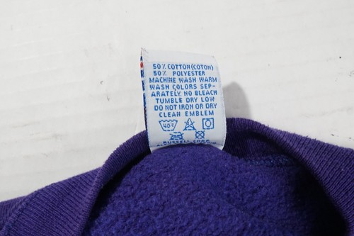 Vintage Russell Athletic Stanford University Sweatshirt USA Made Purple Size XL - Picture 6 of 7