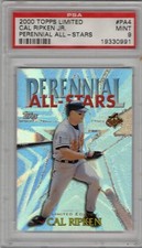2000 Topps Perennial All-Stars Limited Edition Cal Ripken Jr card #PA4 PSA 9