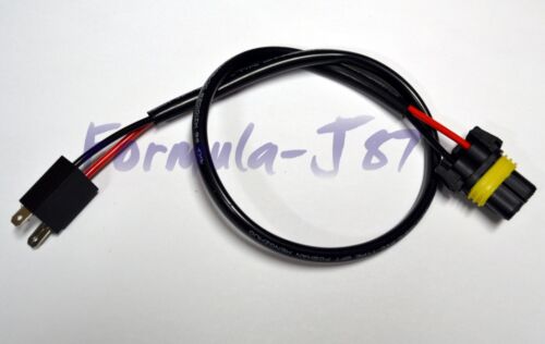 HID Kit Extension Wire H7 Two Harness Low Beam Female Socket Replace Ballast Fit - Picture 3 of 9