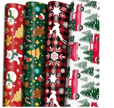 Christmas Gift Wrapping Paper Roll Xmas Wrap For Holiday