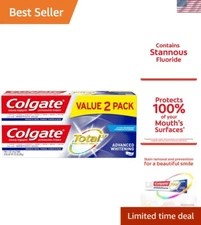 Mint Flavor Total Whitening Toothpaste - Sensitivity & Cavity Protection, 2 Pack