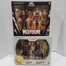 Wolverine 50th Marvel Legends Logan vs Sabretooth Hawkeye Action Figure 2 Packs