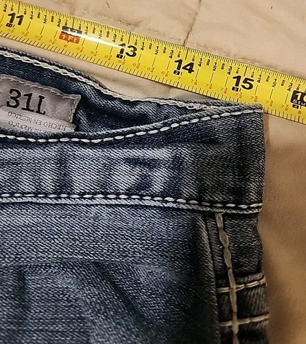 BKE Jake Straight Leg Jeans 31L 31 X 33 Distressed Wash Stretch Denim Men's - Picture 16 of 16