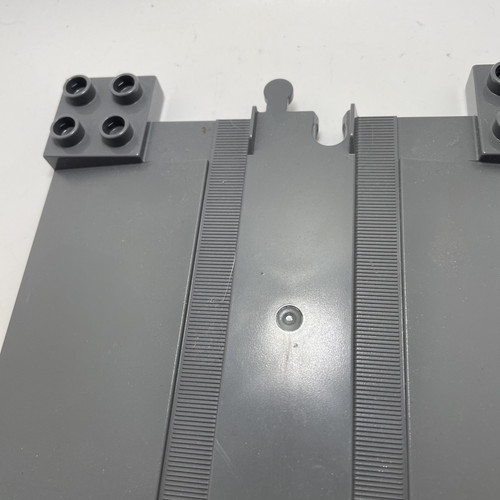 Lego Duplo ZUG Schiene grau LBG Schiene mit Rampen für Autoüberquerung Gebäude - Bild 3 von 6