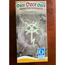 Card Game Orcs Orcs Orcs Reinforcements Expansion Pack 1 Queen Games NIB Sealed