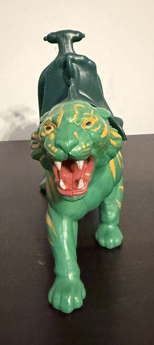 1981 Masters Of The Universe BATTLE CAT Green Tiger He-Man Mattel