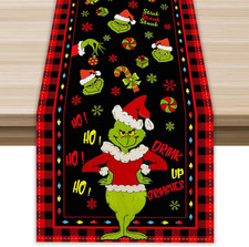 Christmas Table Runner 13x90 Inch for Holiday Dining Room Decor