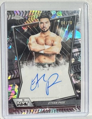 WWE Topps Chrome Ethan Page /10 NXT Autograph  