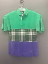 Tommy Hilfiger Vintage Color Block Y2K 90  s Polo Shirt Small