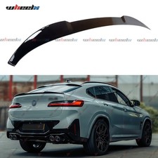 For BMW X4 G02 2018+ Gloss Black X4M Style Performance Rear Boot Spoiler Lip UK