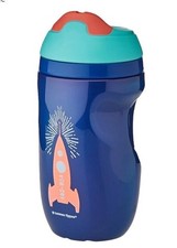Tommee Tippee Insulated Sippee Cup, 12 Months , Blue Space Rocket Non Slip