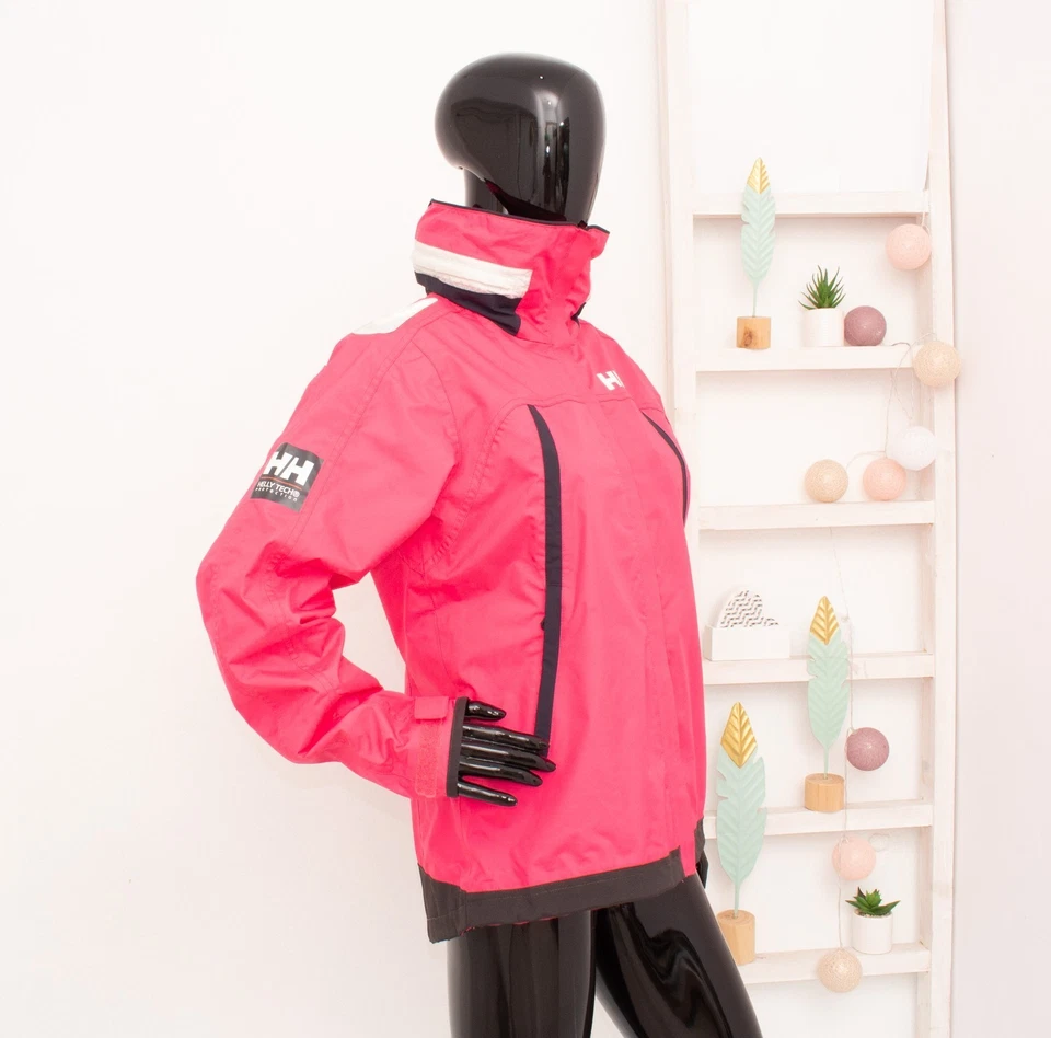 Chaqueta Helly Hansen Damas HP Bay Rosa Con Capucha Vela HELLYTECH Protección S Foto 4 de 4