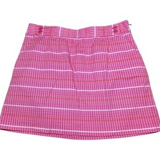 Vineyard Vines Womens Pink Whale Print Mini Skirt sz 12 Preppy Coastal Nautical
