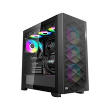 PCCOOLER CPS C3D510 High Airflow PC Case Mid Tower Desktop Computer Gaming Su...