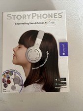 StoryPhones Storytelling Bluetooth Wireless Kids Headphones White