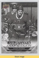 2024 Series 2 UD Canvas Young Guns Black & White Oliver Kapanen #C226 READ 1a2h