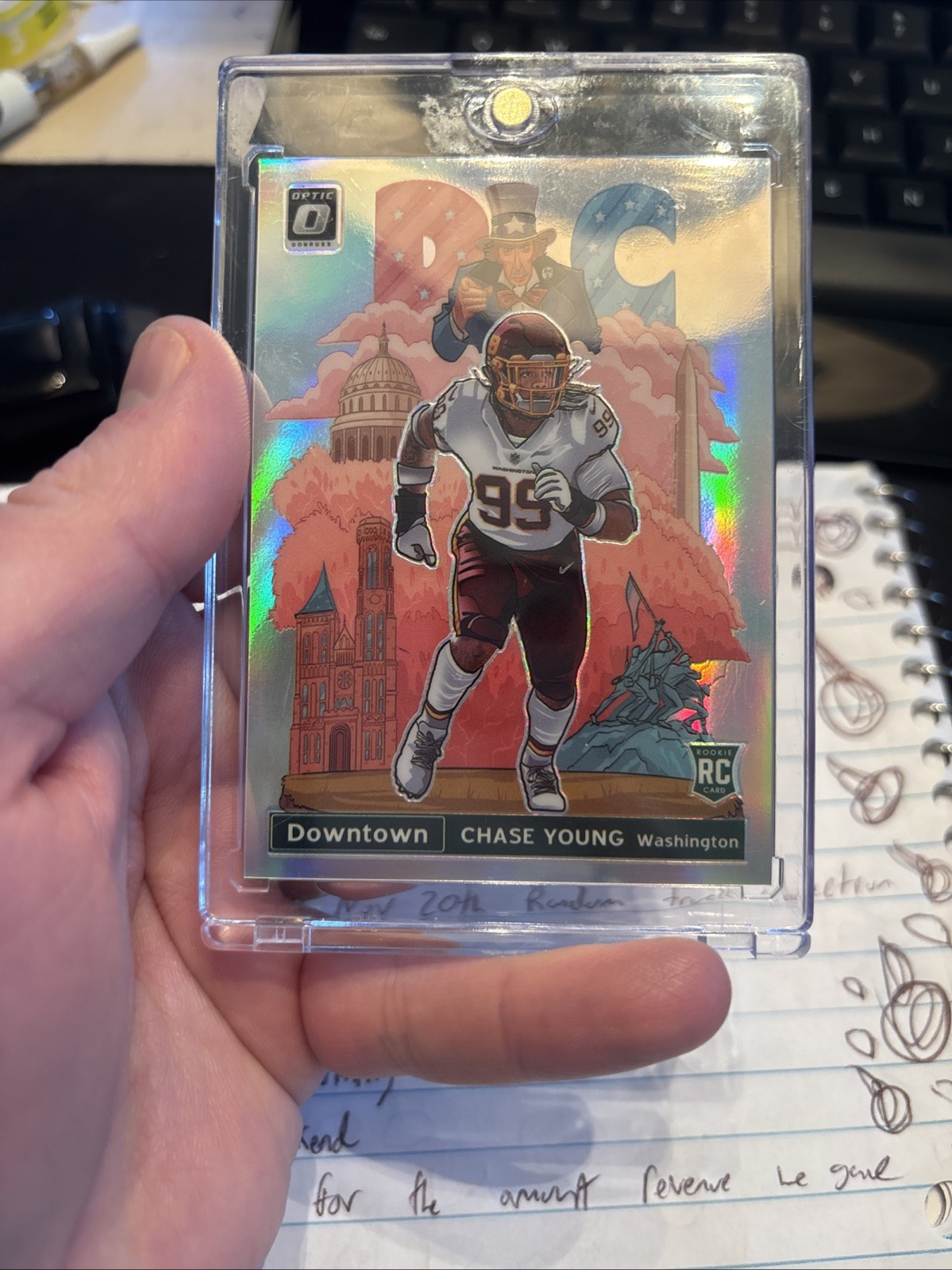 2020 Panini Donruss - Downtown! Chase Young #D-CY (RC)