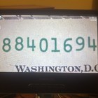Fancy Serial Number, Gas Pump  2021 $1 Dollar Bill Circulated, 4 Digits  Crooked — photo 1