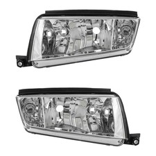 Scheinwerfer Set links & rechts Chrom H3/H7 für Skoda Fabia I Combi 6Y5 6Y2 6Y3