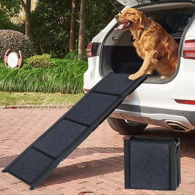 180cm Extra Long Hunderampe Auto klappbar mit High Traction Teppichoberfläch,...