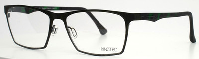 INNOTEC Graham 5240 Khaki Stone Mens Rectangle Eyeglasses 58-17-140 B:37 B