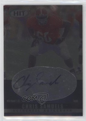 2000 SAGE Hit Emerald Chris Samuels #A3 Rookie Auto RC g2x