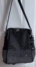 Black Backpack Designed with Rhinestones  NWT...