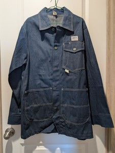 PAY DAY × 6(ROKU)SHORT COVERALLS DENIM/